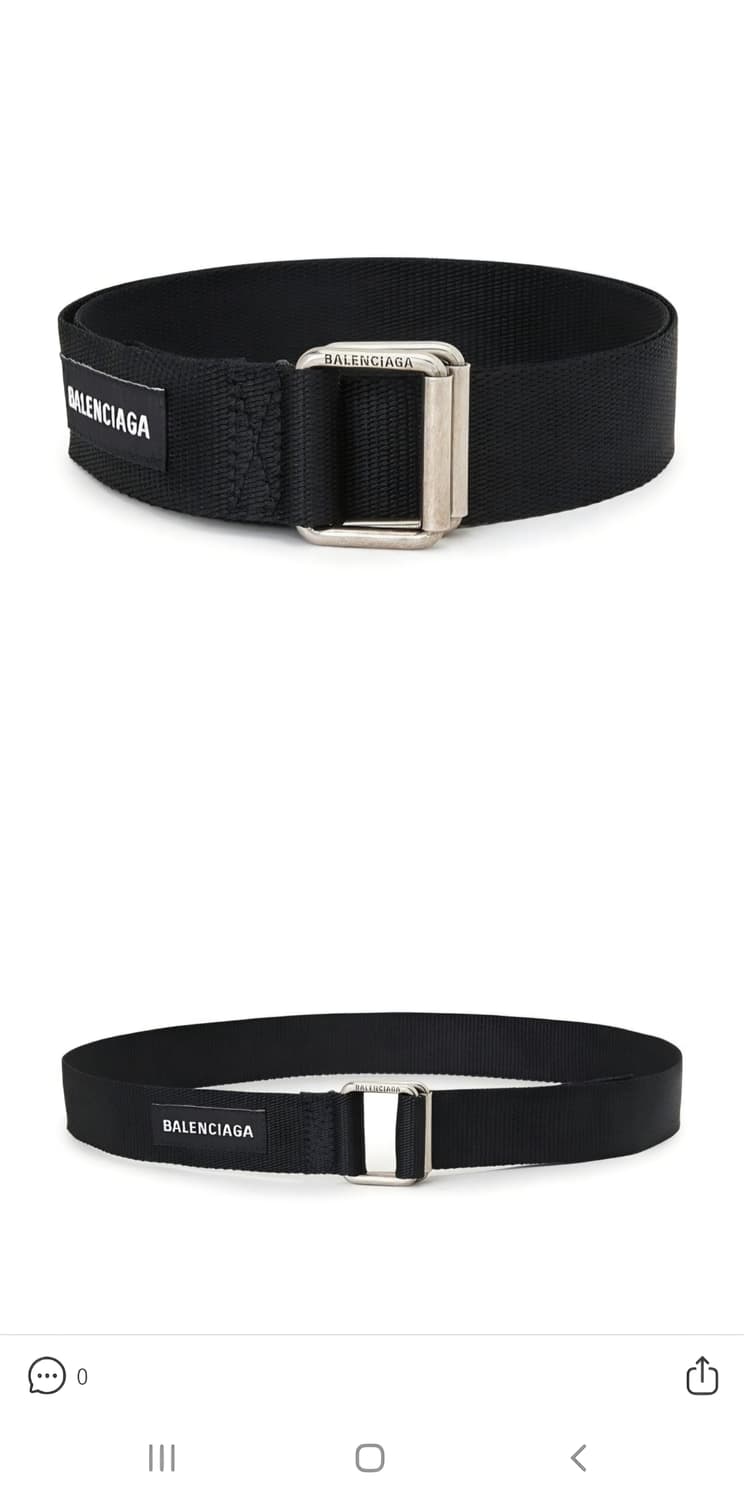 발렌시아가 아미 패브릭 벨트 블랙 S사이즈 상품이미지10