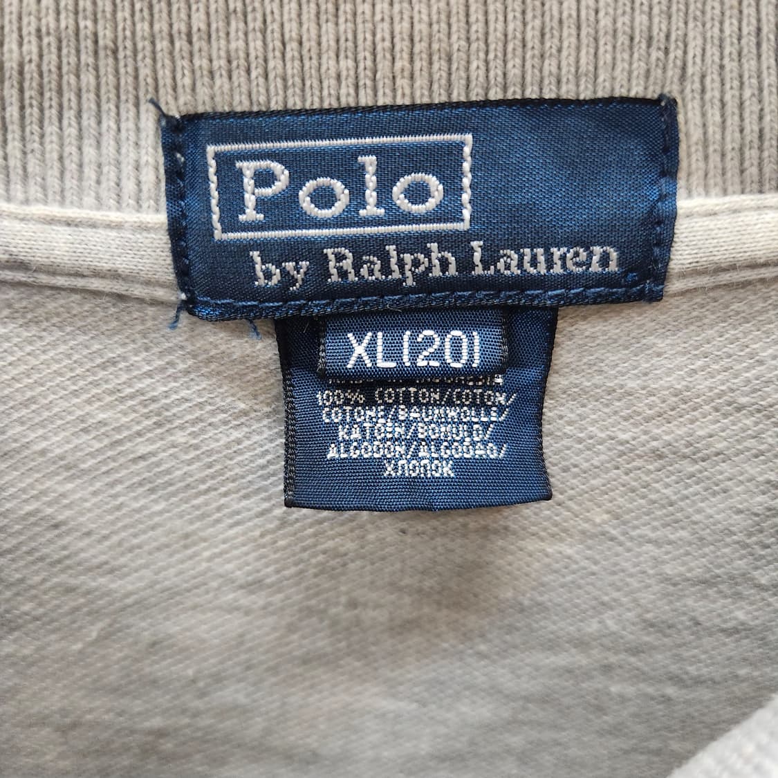 폴로랄프로렌 로고 PK 긴팔티 M 상품이미지5