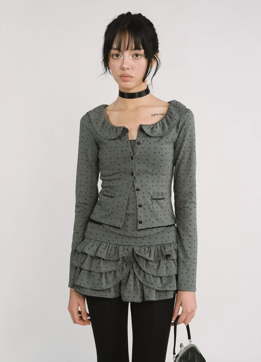 (S) 새상품 쓰리타임즈 롤리 피콧 셋업 lolly picot 상품이미지1