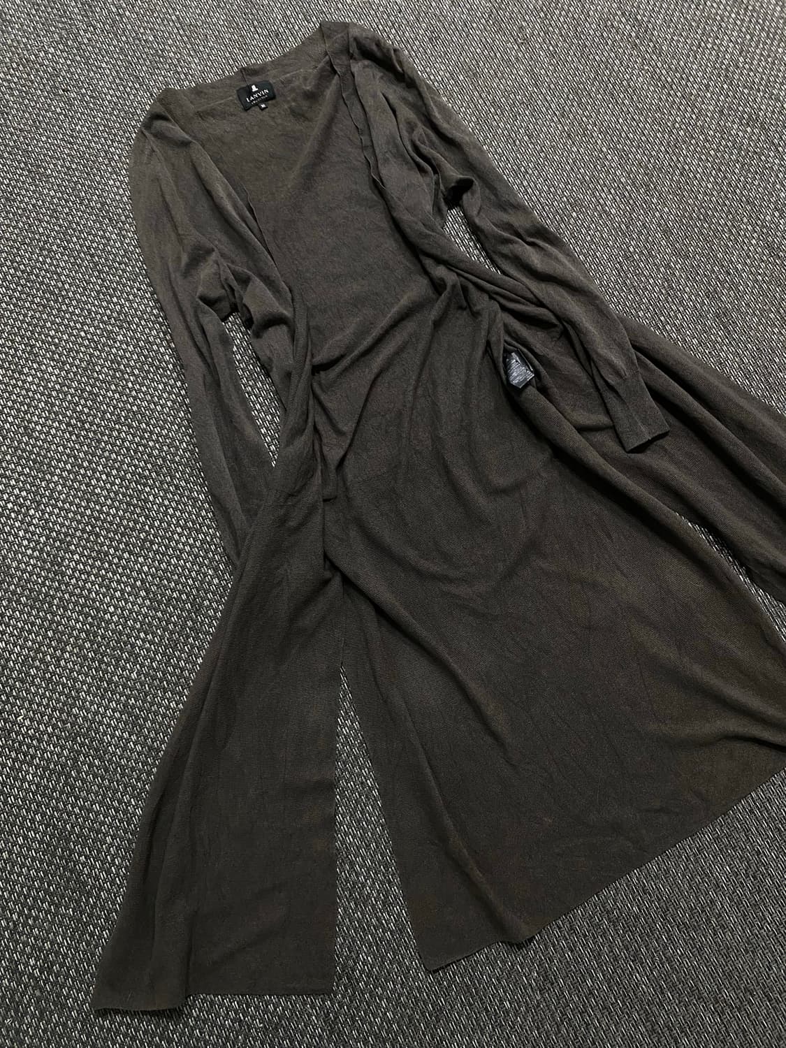 [LANVIN] Minimal Grey Long Cardigan 상품이미지8
