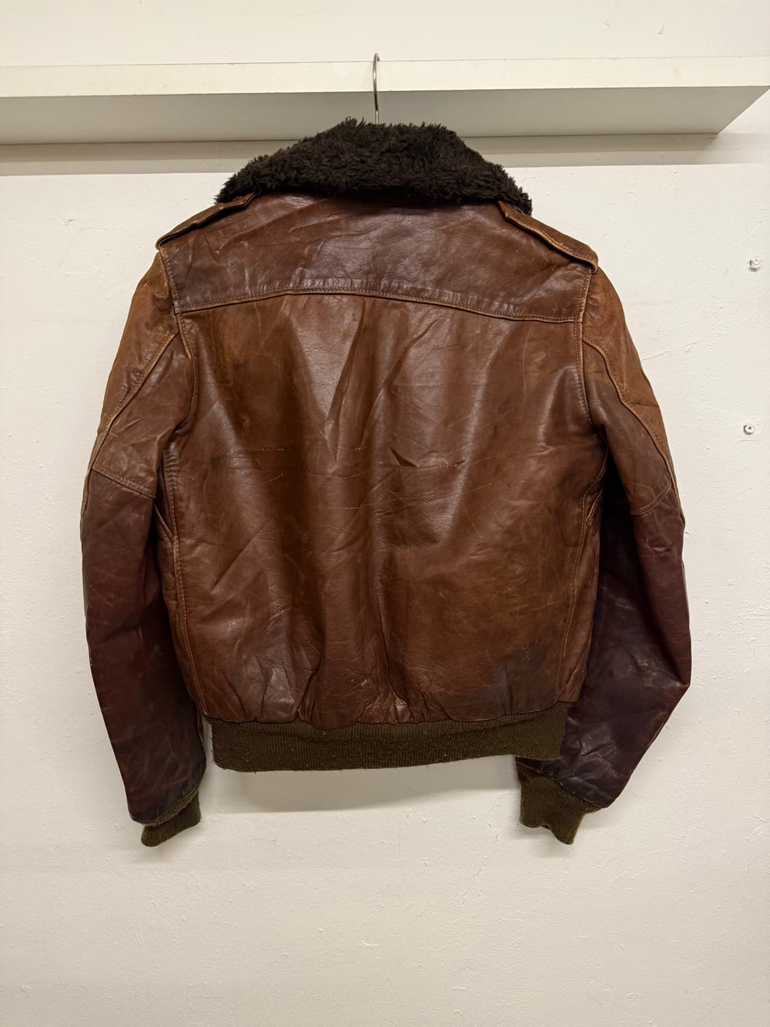 60s 쇼트 플라이트 가죽자켓 g-1 상품이미지7