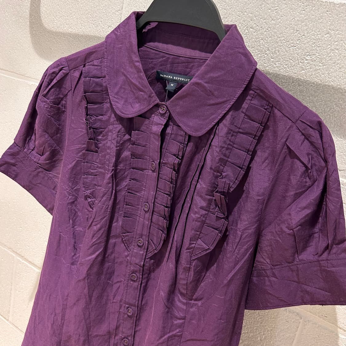Banana Republic y2k Purple Shirts 상품이미지2