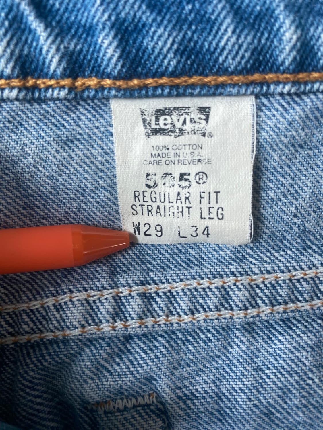90s 리바이스 505 Made In USA 상품이미지3