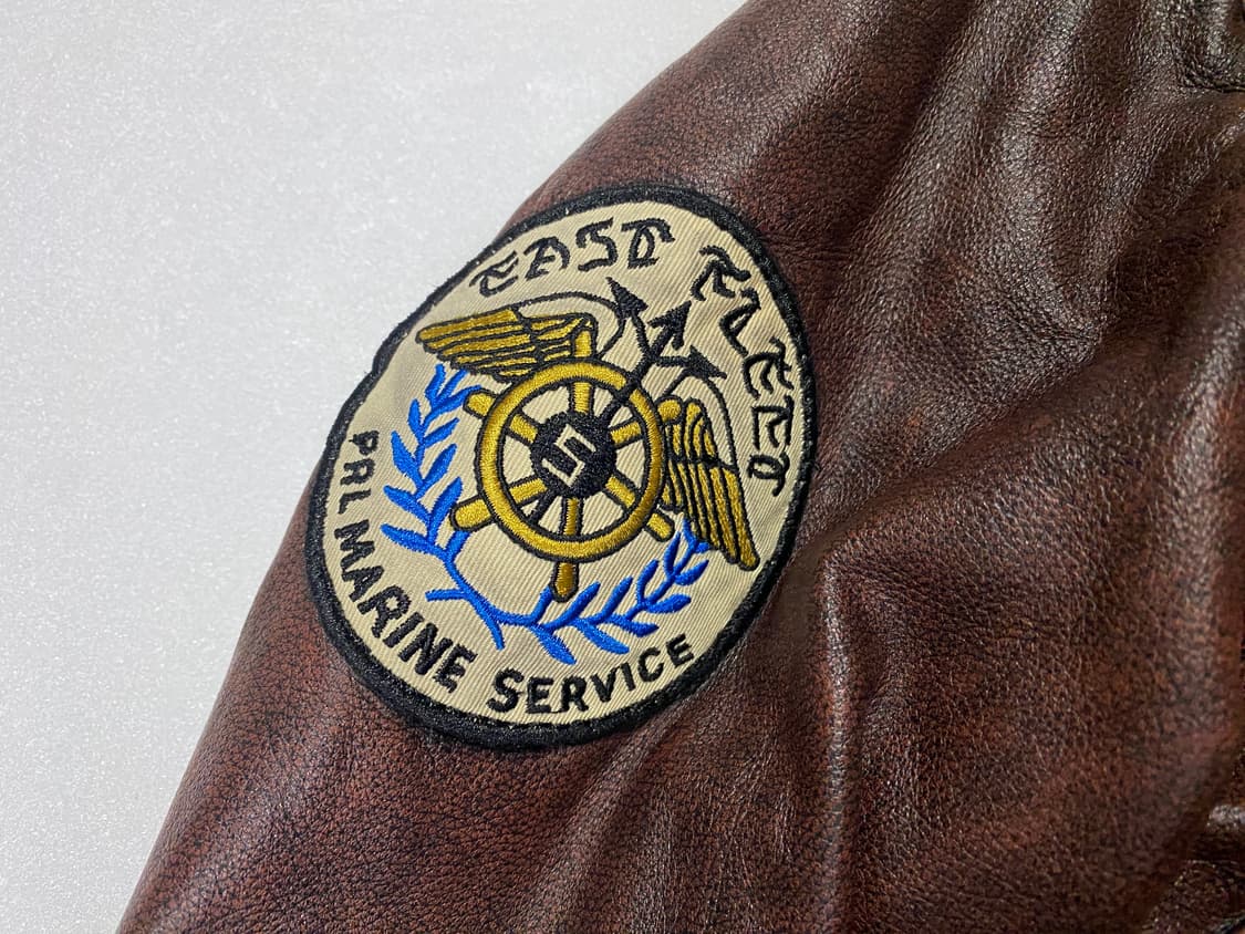 밀리터리가죽자켓 xxL 상품이미지3