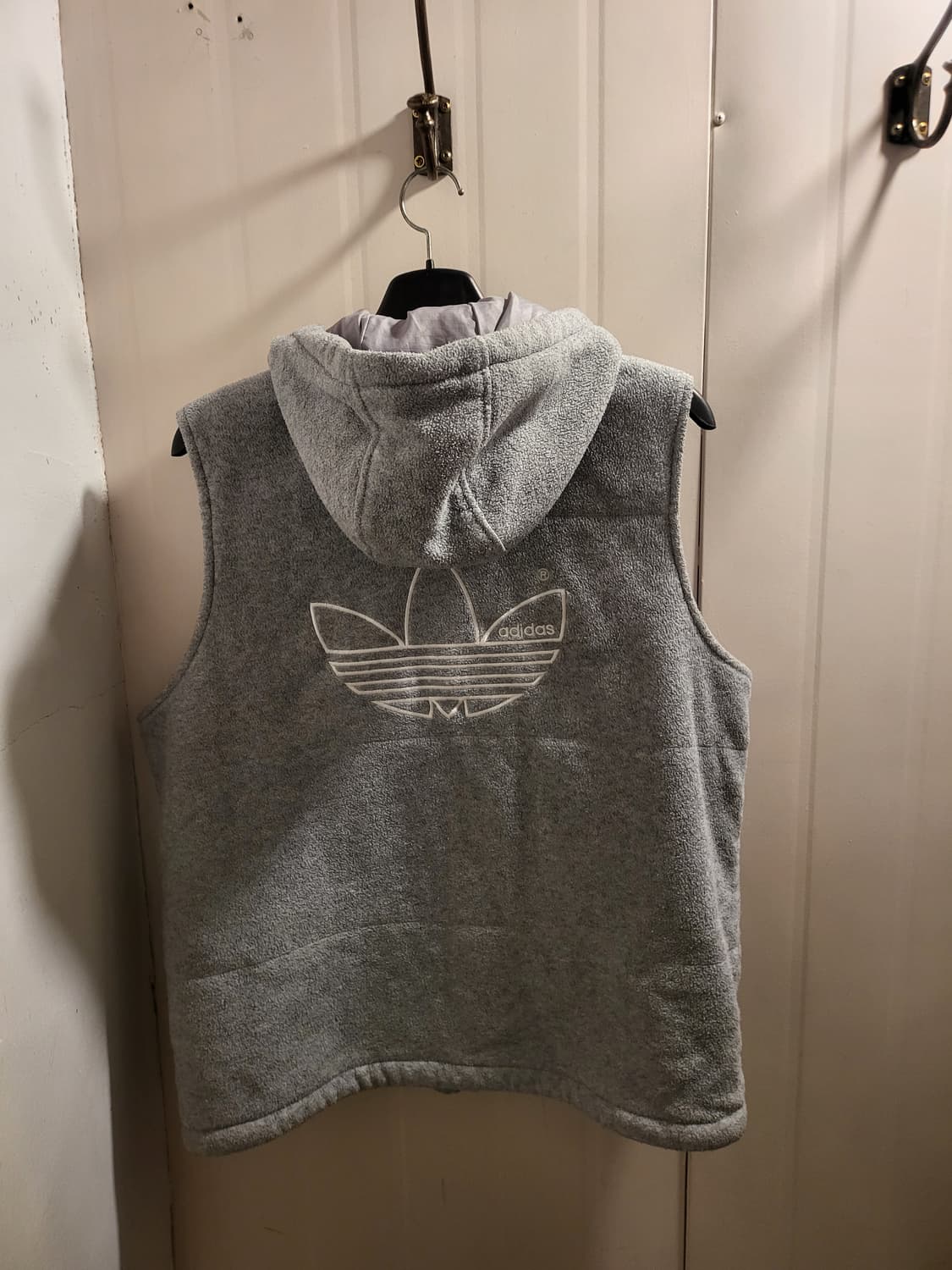 아디다스 플리스 후드 조끼베스트 상품이미지3