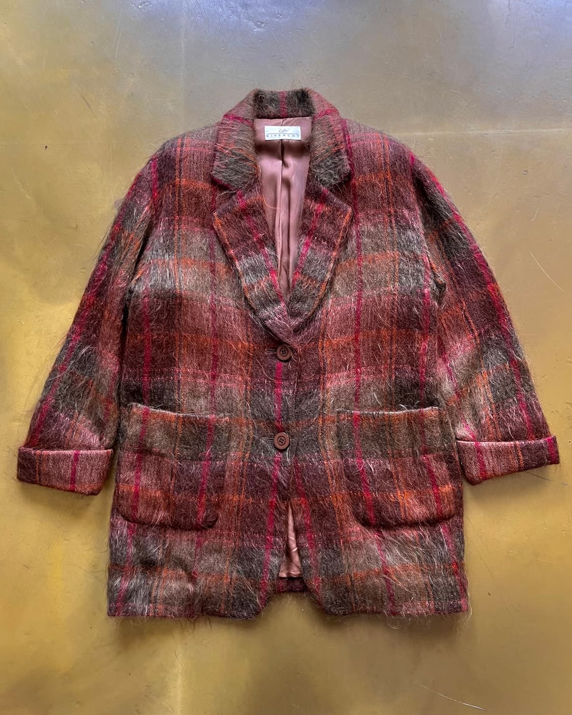 1970-80s Life by GIVENCHY Old Mohair JK 상품이미지4