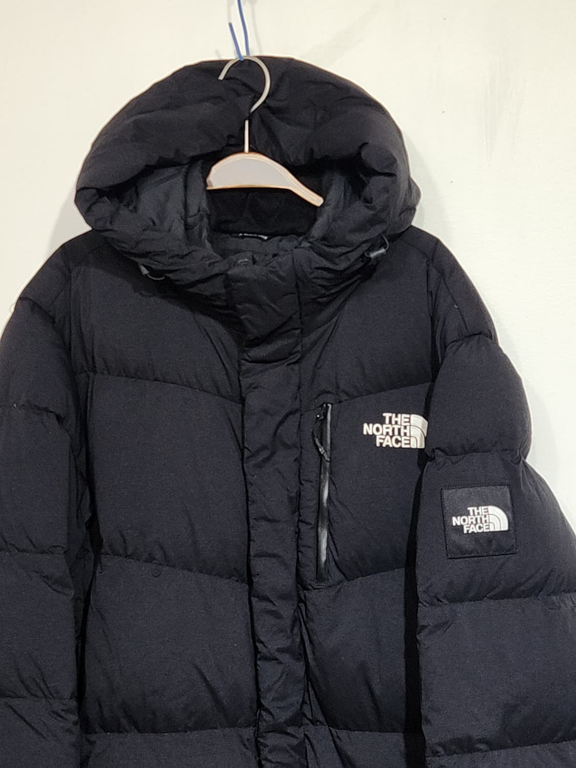 노스페이스 거위털 롱패딩 점퍼 블랙 구스다운 빅사이즈 패딩코트  상품이미지2