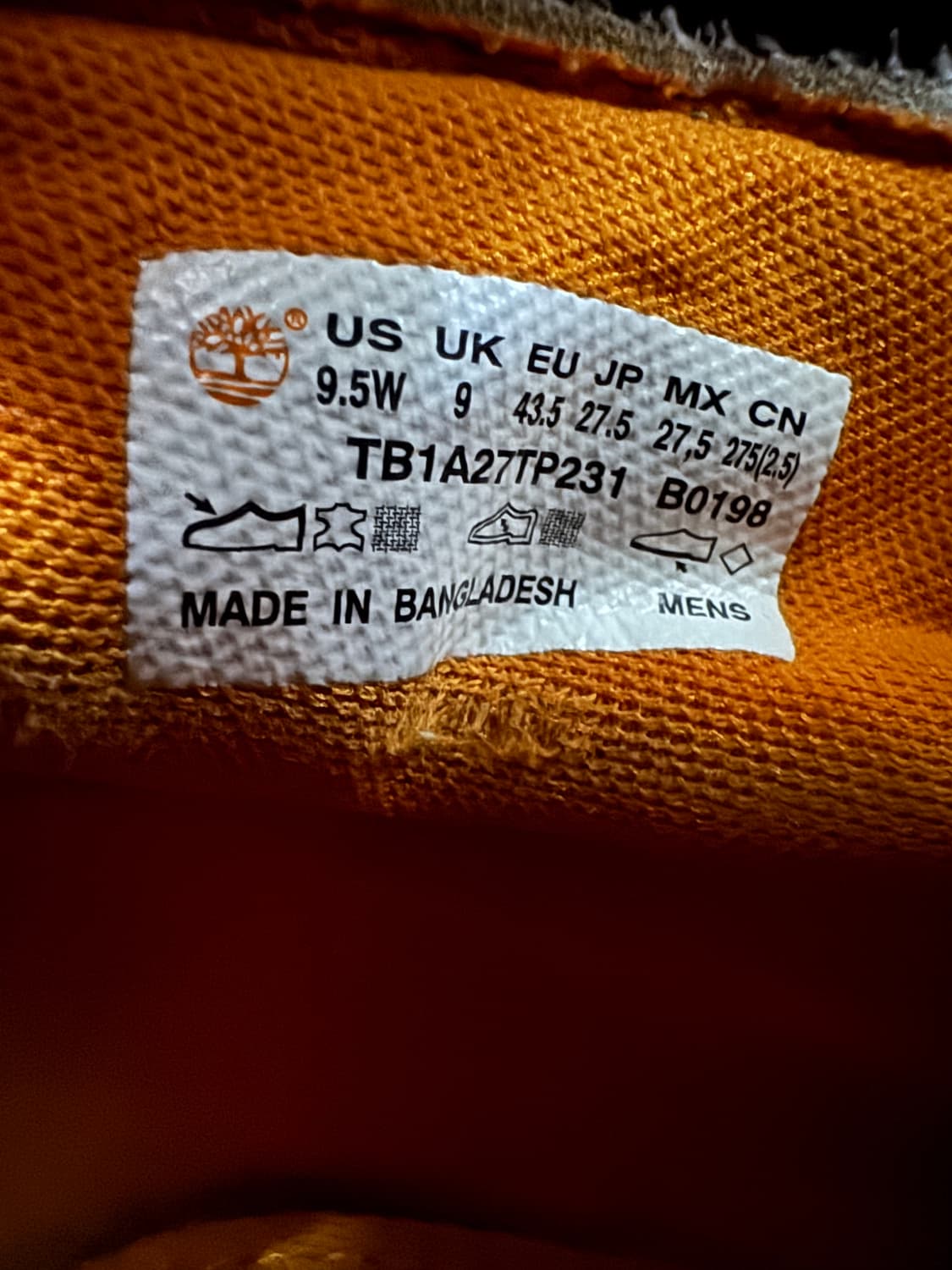 팀버랜드 6인치 레이스업 TB1A27TP231 상품이미지3