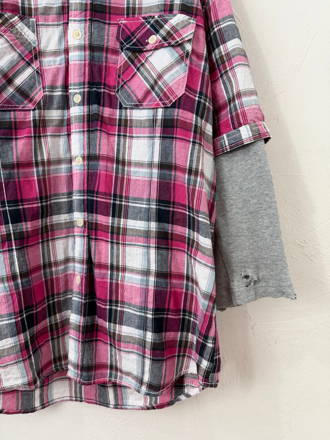 RUSH/HOUR 레이어드 셔츠 상품이미지4