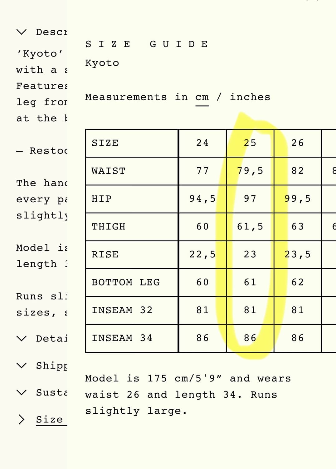 jeanerica -kyoto jean(dark blue righe) 상품이미지5