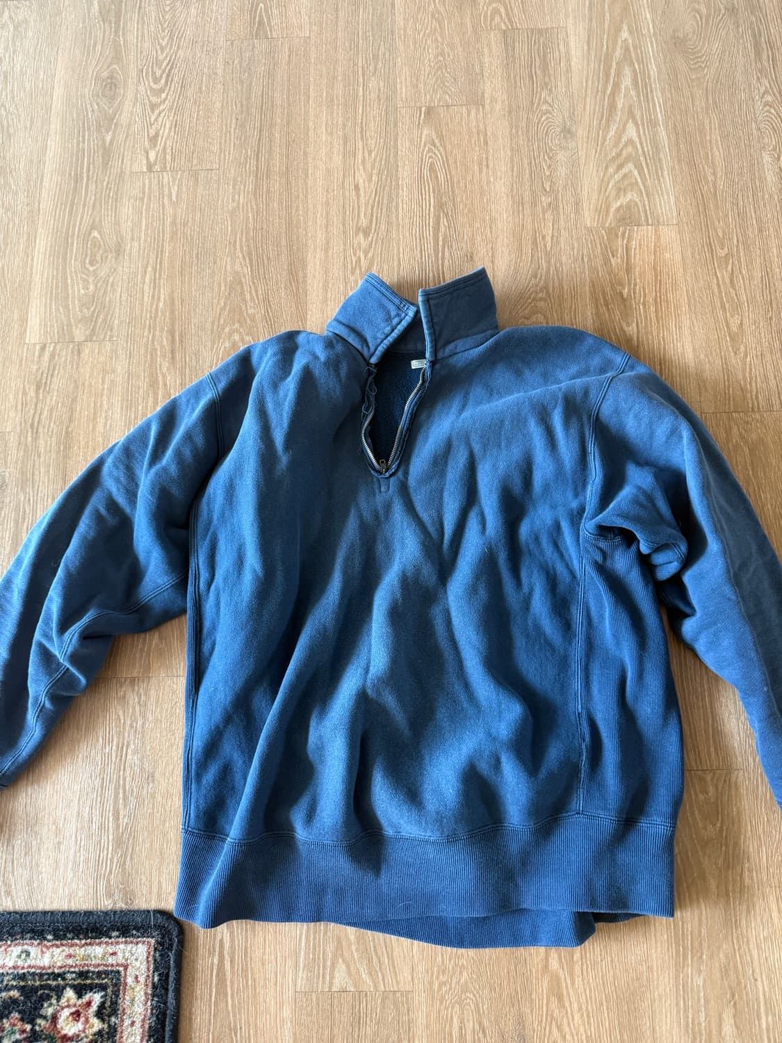 아프레쎄 하프집업 (네이비, 3사이즈) 상품이미지1