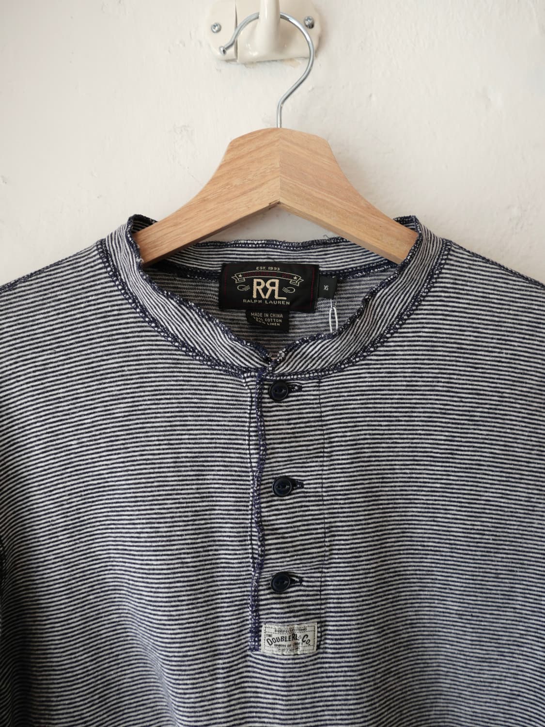 RRL 스트라이프 헨리넥 롱슬리브  상품이미지2