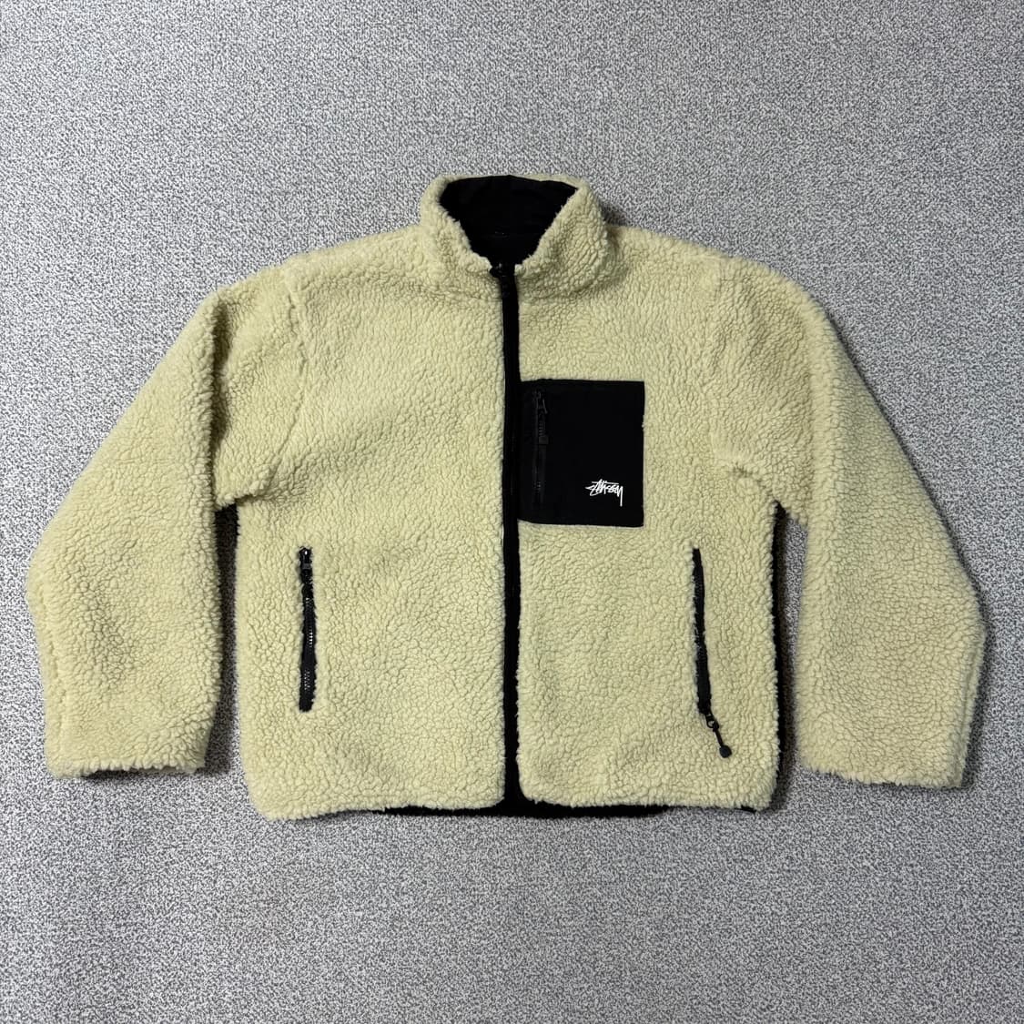 [정가 55만원] 스투시 리버시블 8볼 쉐르파 자켓 상품이미지2