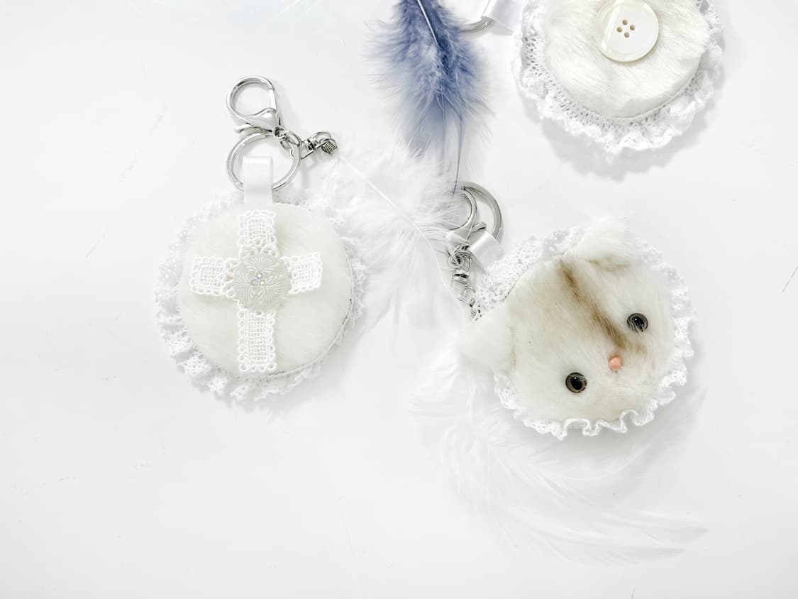Mini Cat Mirror Keyring 상품이미지5