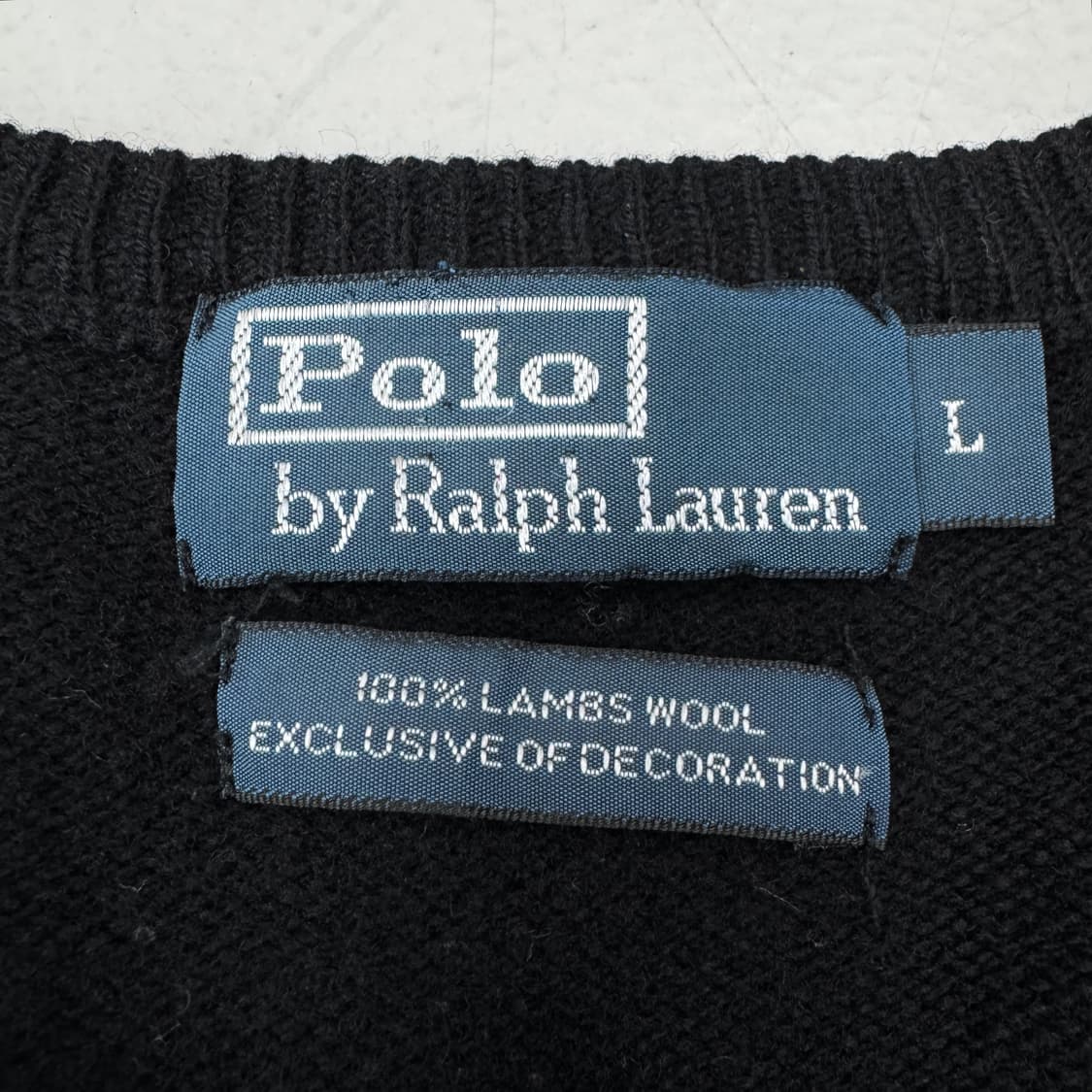 폴로 포니 램스울 브이넥 니트 상품이미지4