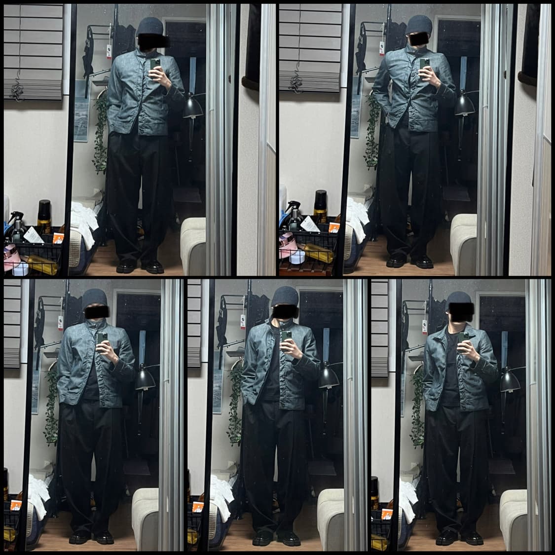 질샌더 데님 블루종 자켓 L(100) 상품이미지2