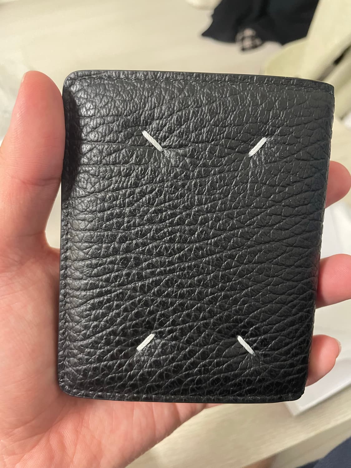 메종 마르지엘라 컴팩트 반지갑 블랙 S56UI0140 상품이미지2