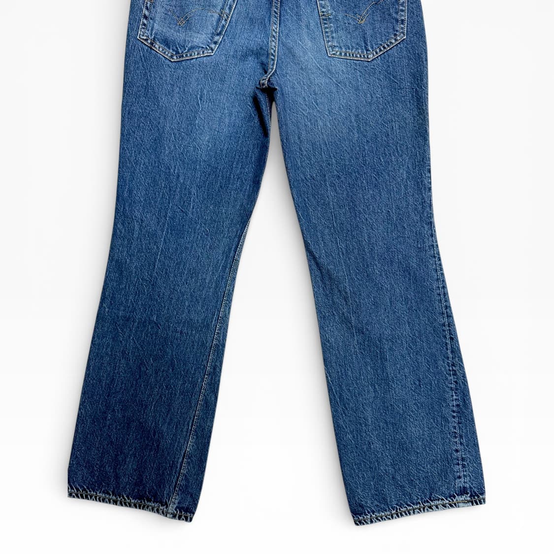 웨어하우스 더블웍스 레그 트위스트 데님 팬츠, 31 상품이미지8