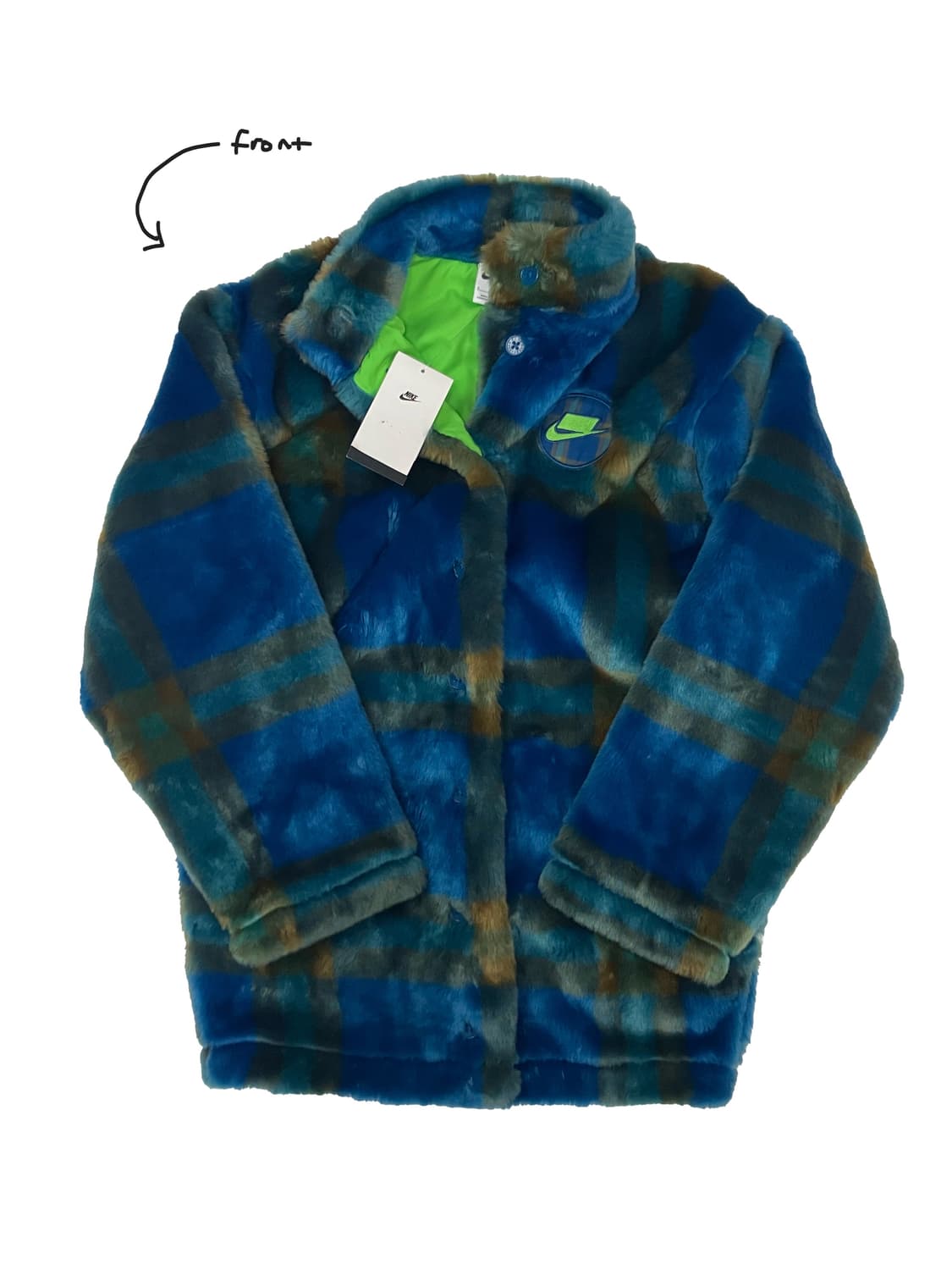 나이키 퍼 점퍼 자켓 S 상품이미지1