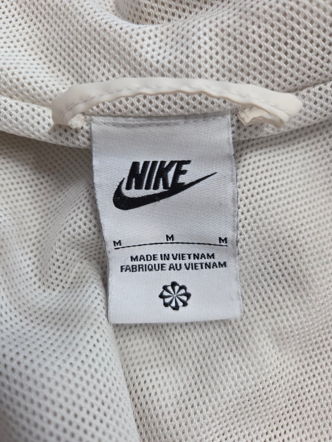 나이키(NIKE) 로고 후드 바람막이 자켓 베이지 상품이미지6