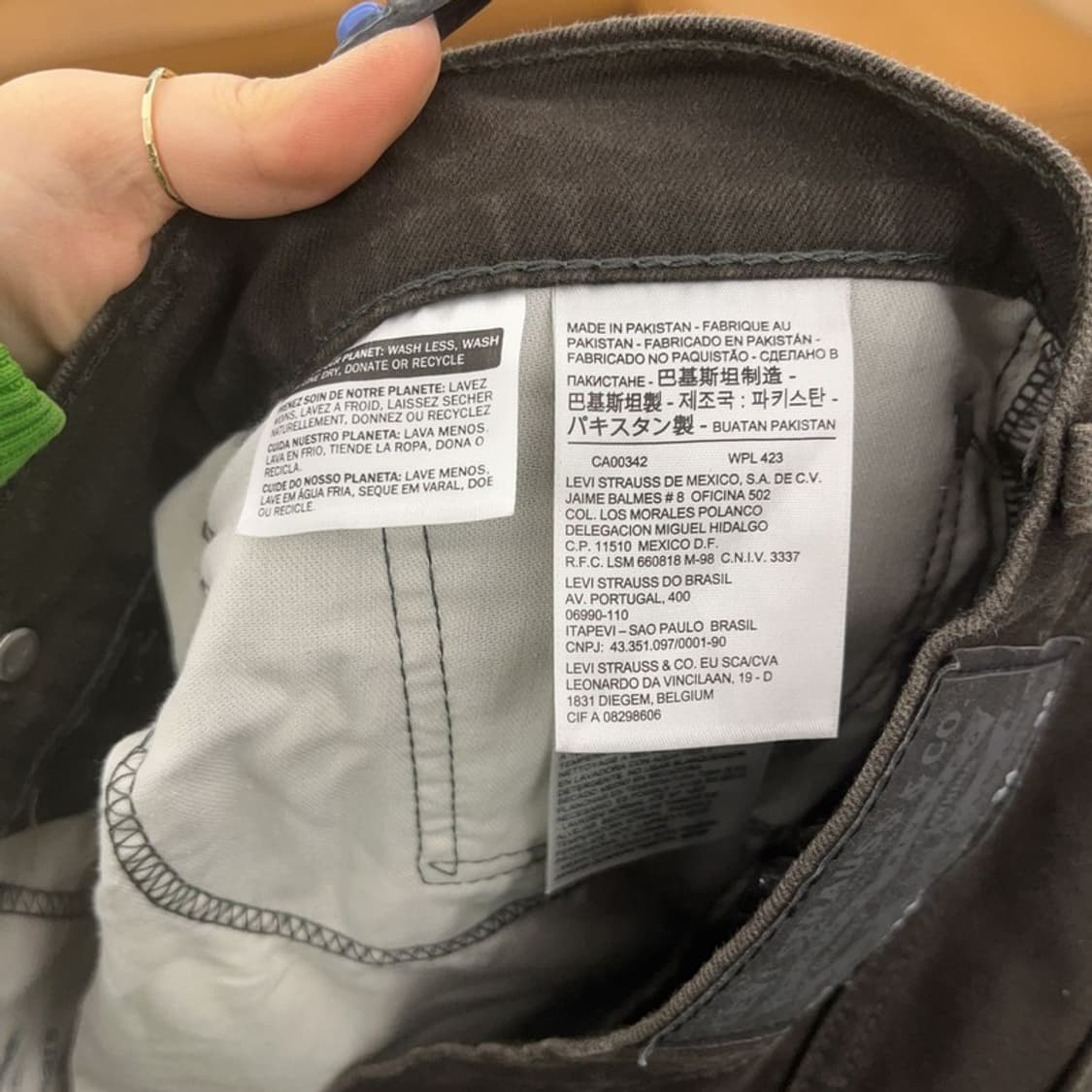 리바이스 511 빈티지 캐주얼 레트로 데님팬츠 34인치 C08713 상품이미지6