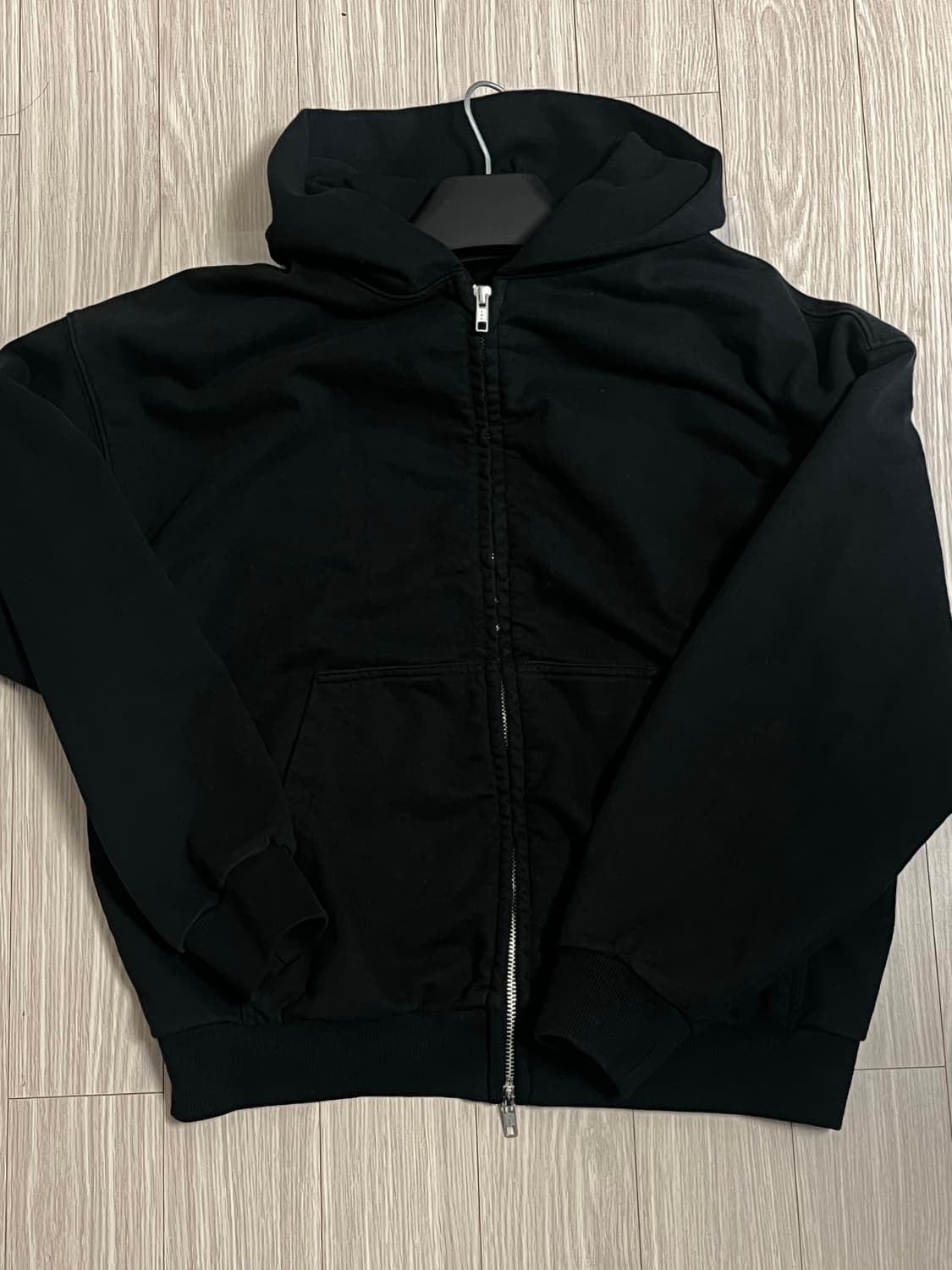 [1] htae 에이치태 후드집업 블랙 상품이미지2