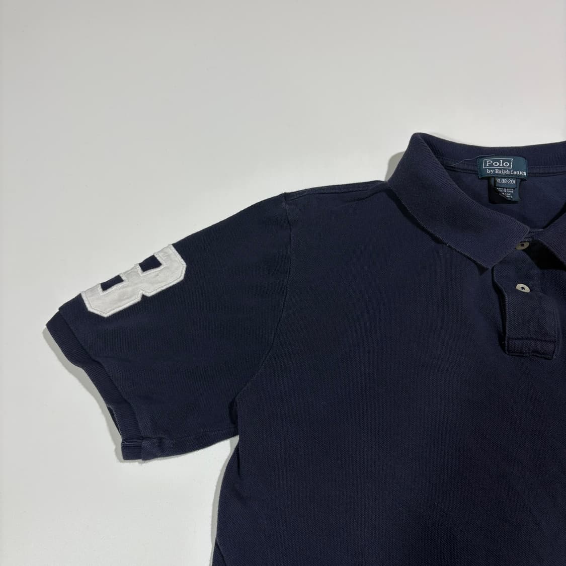 폴로랄프로렌 빅포니 네이비 반팔 카라티 상품이미지3