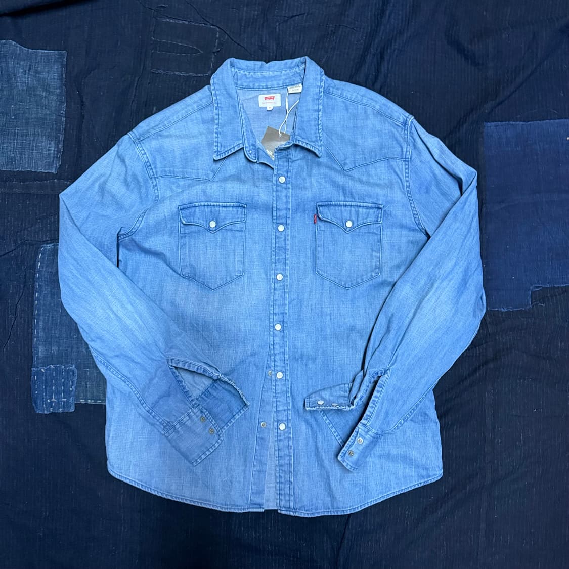 리바이스 데님 웨스턴 셔츠 XL 상품이미지1