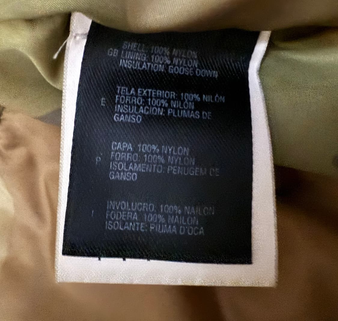 노스페이스 재팬 카모 눕시 센터로고 패딩베스트 상품이미지5