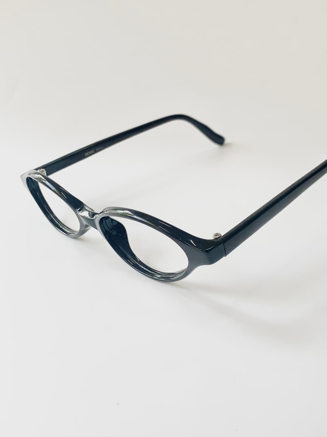 [픽키-616] 블랙 캣아이 뿔테 안경 데드스탁 빈티지 슬림 상품이미지6