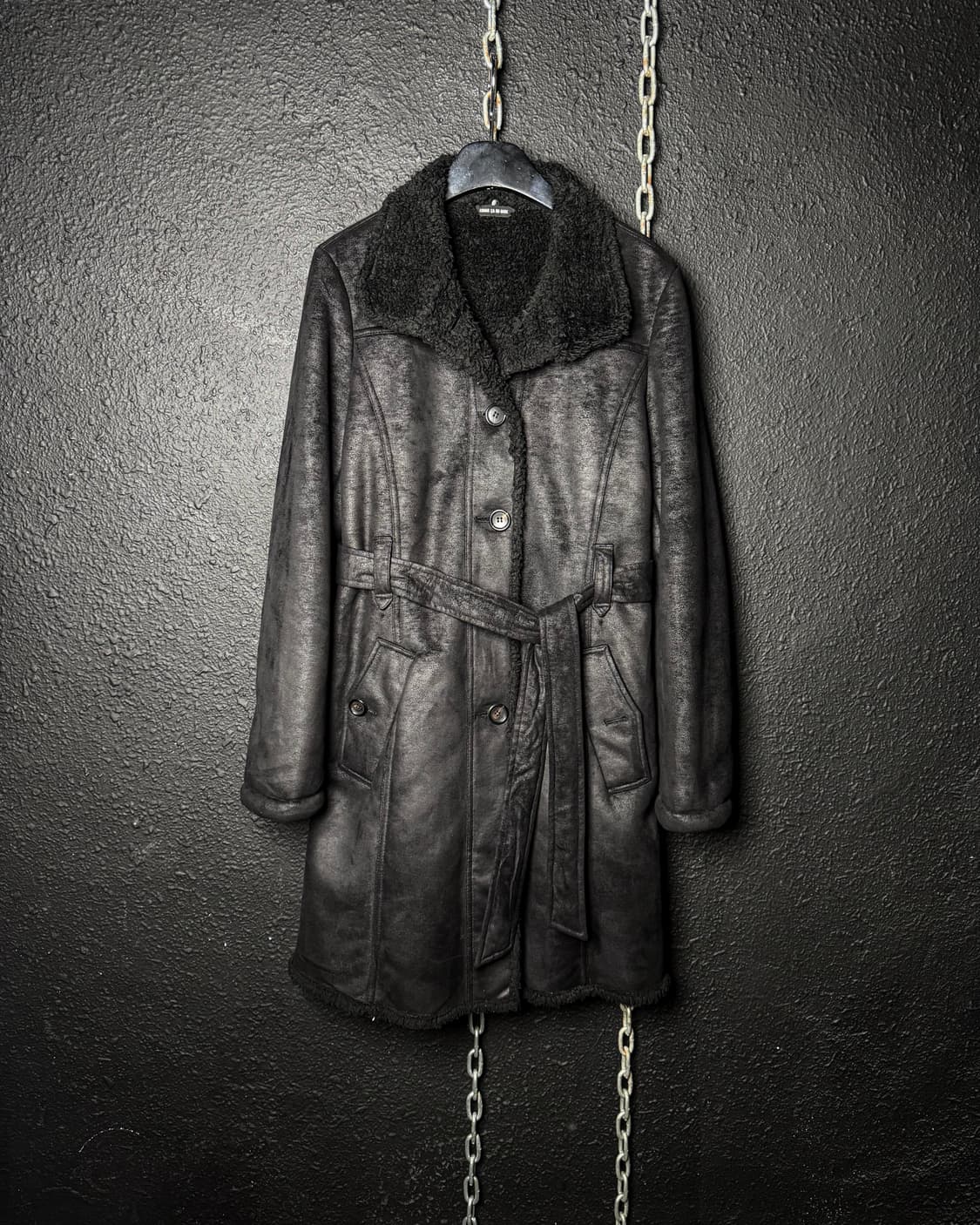 COMME CA DU MODE – Belted Shearling Coat 상품이미지7