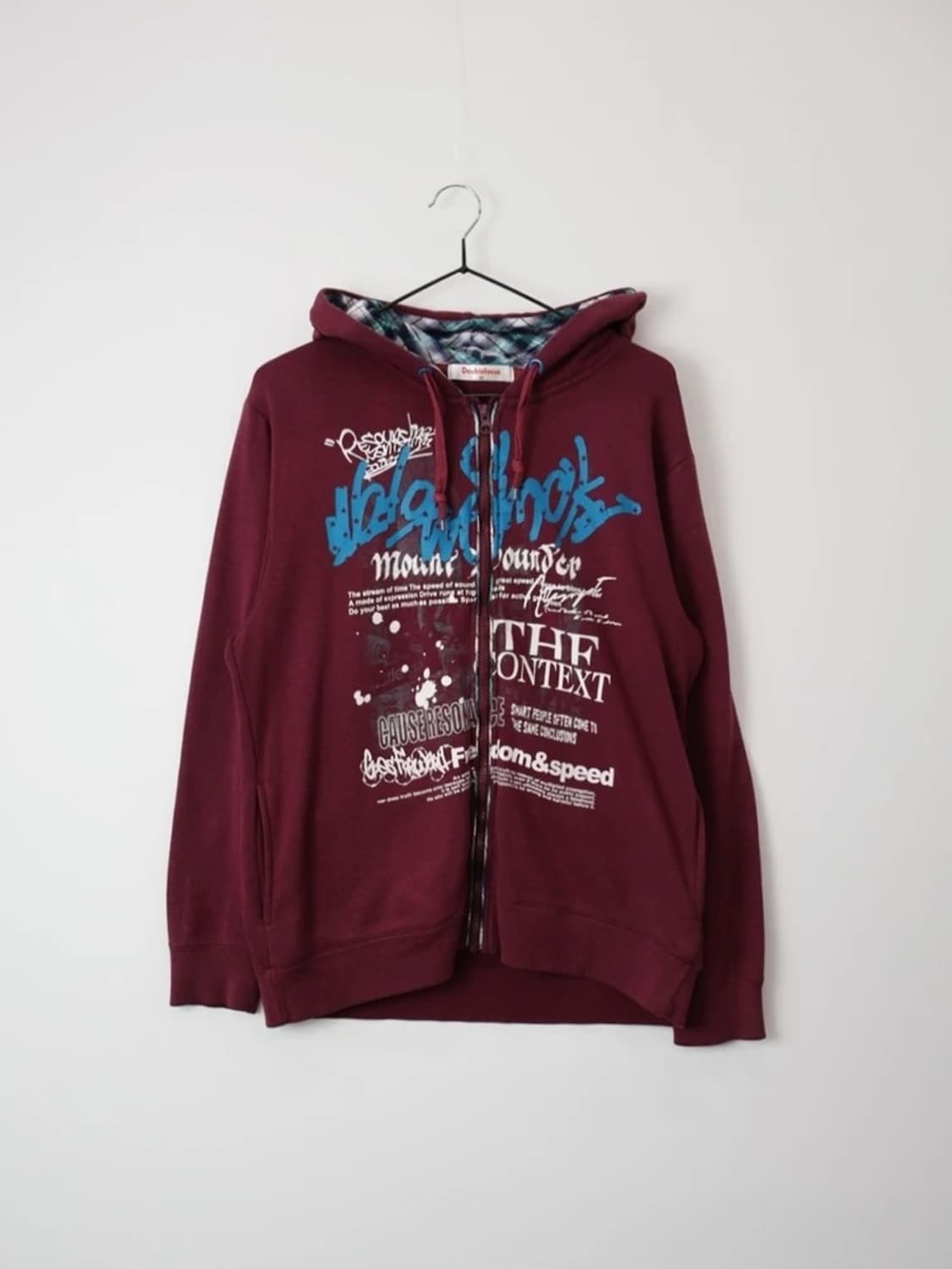 00's Doublefocus Graphic Zip Hoodie 상품이미지3