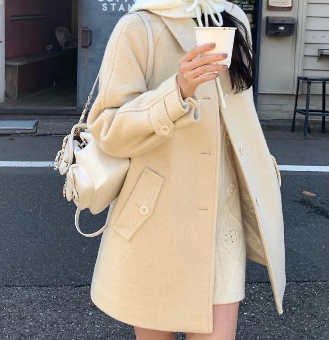 르플레인 모네 하프코트 상품이미지3