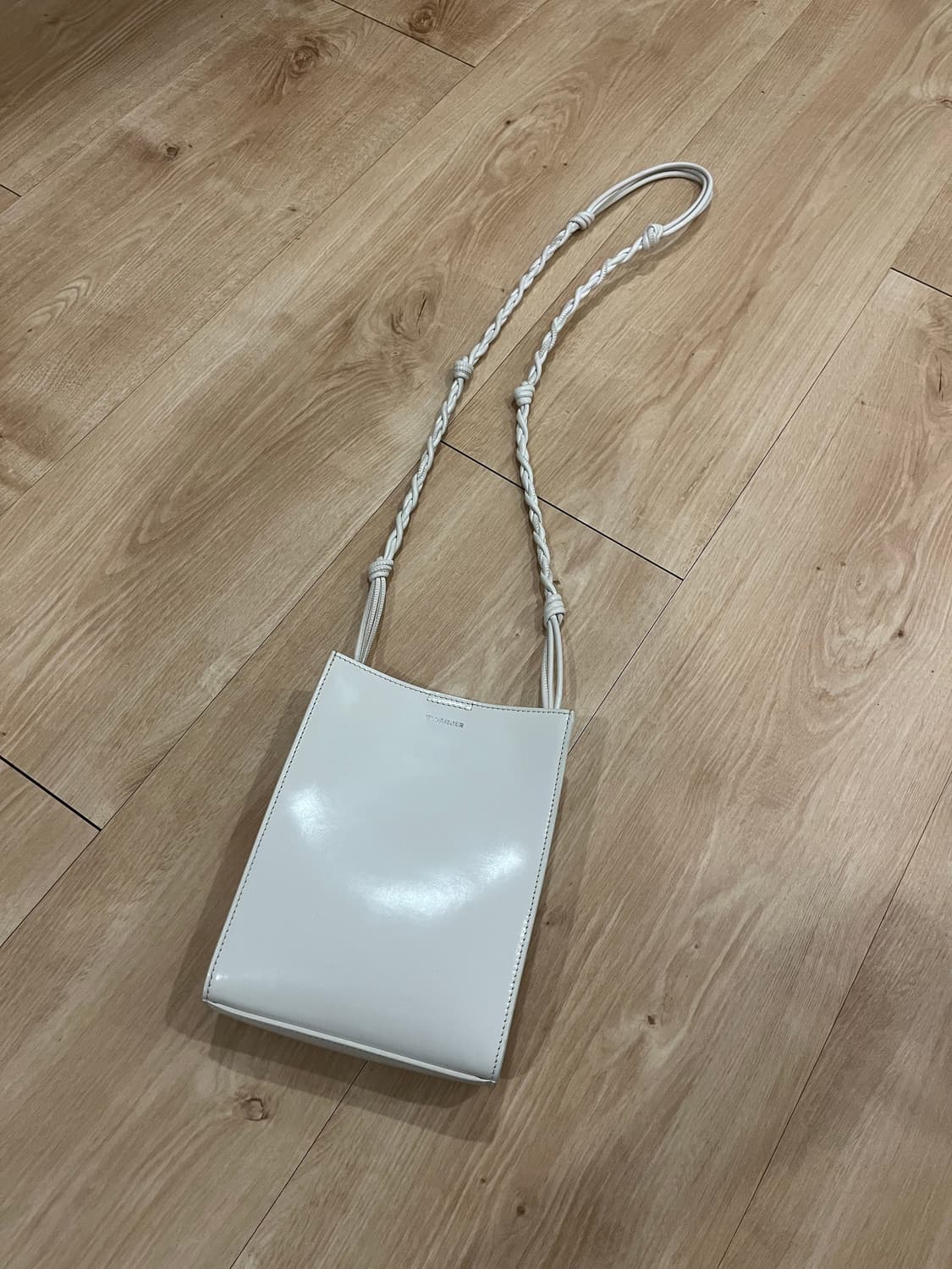 JIL SANDER 질샌더 레더 탱글백 화이트 상품이미지3