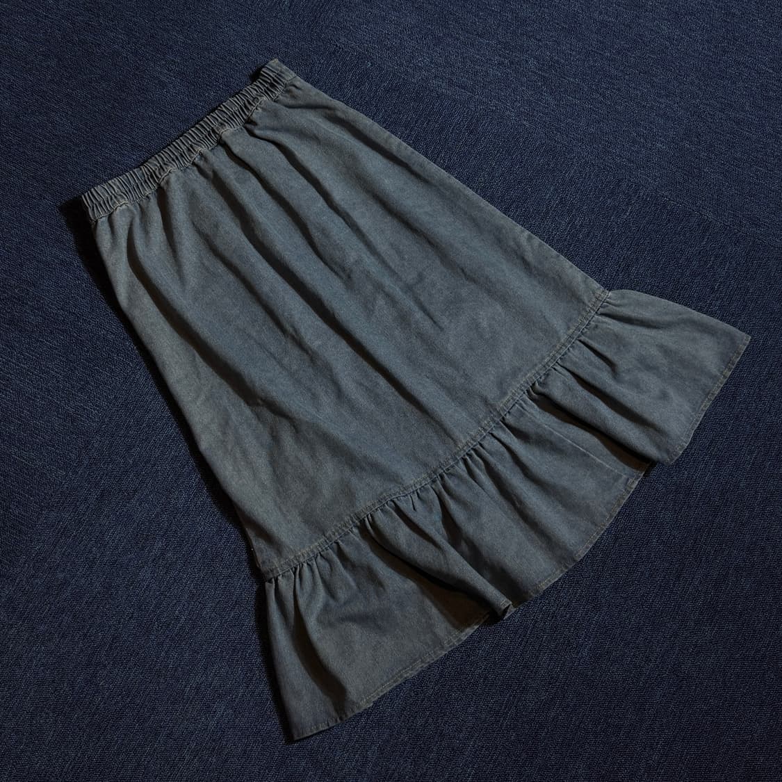 빈티지 데님 롱스커트 상품이미지5