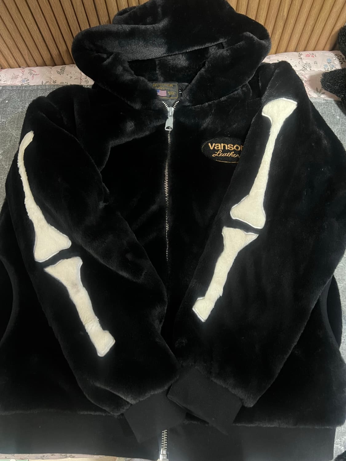 Vanson Leathers 벤슨 스컬 퍼 자켓 상품이미지1