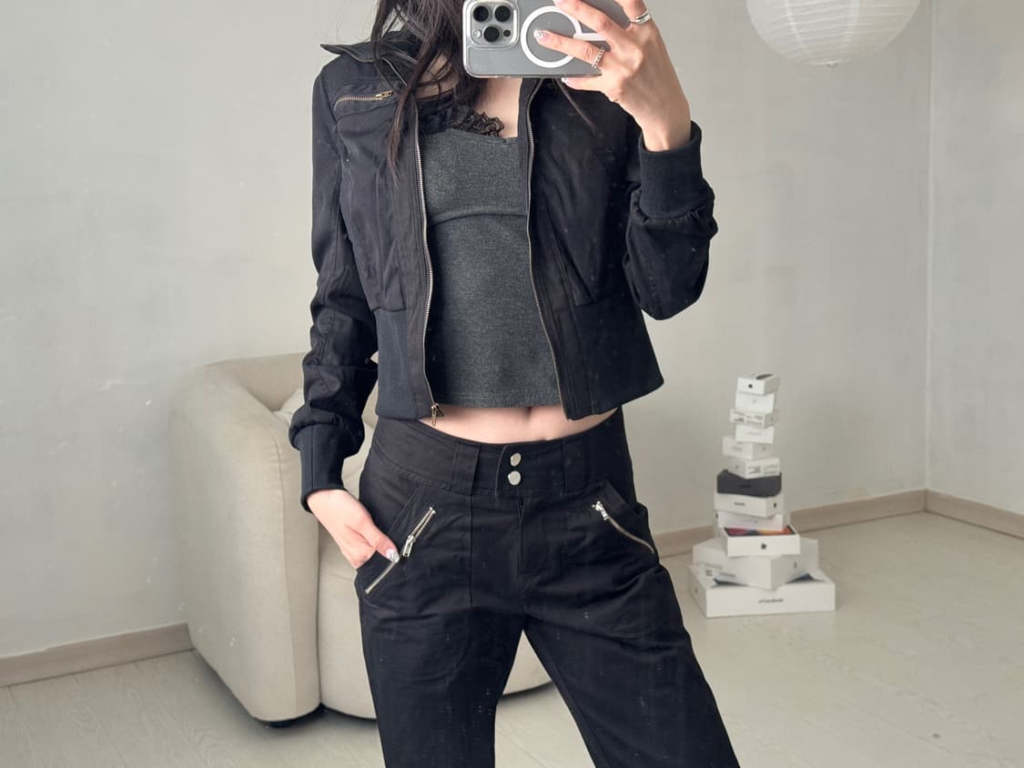 투버튼 세미부츠컷 상품이미지1