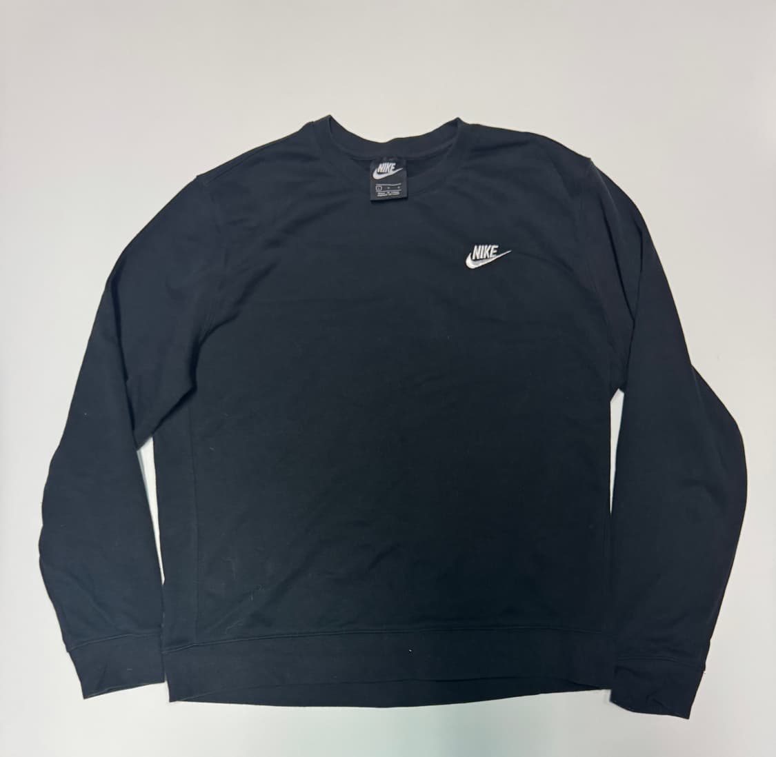 나이키 기본 트레이닝 스웻 맨투맨 L 블랙 상품이미지1