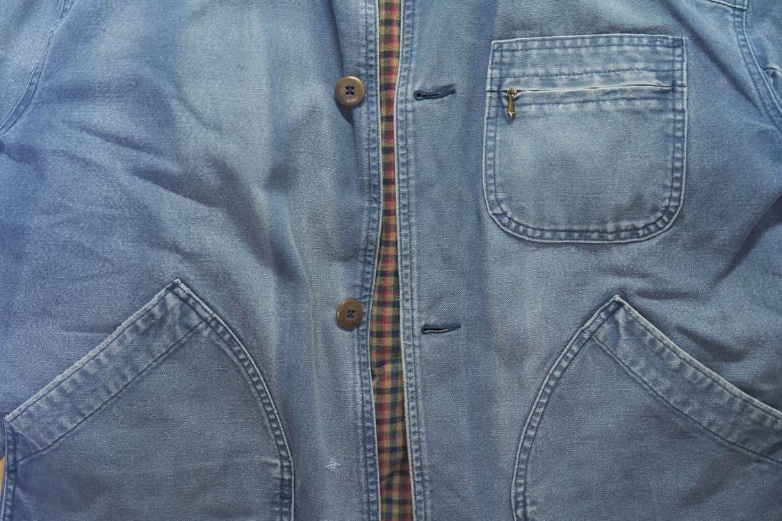 엘엘빈 초어자켓 헌팅자켓 빈티지 블루 상품이미지4