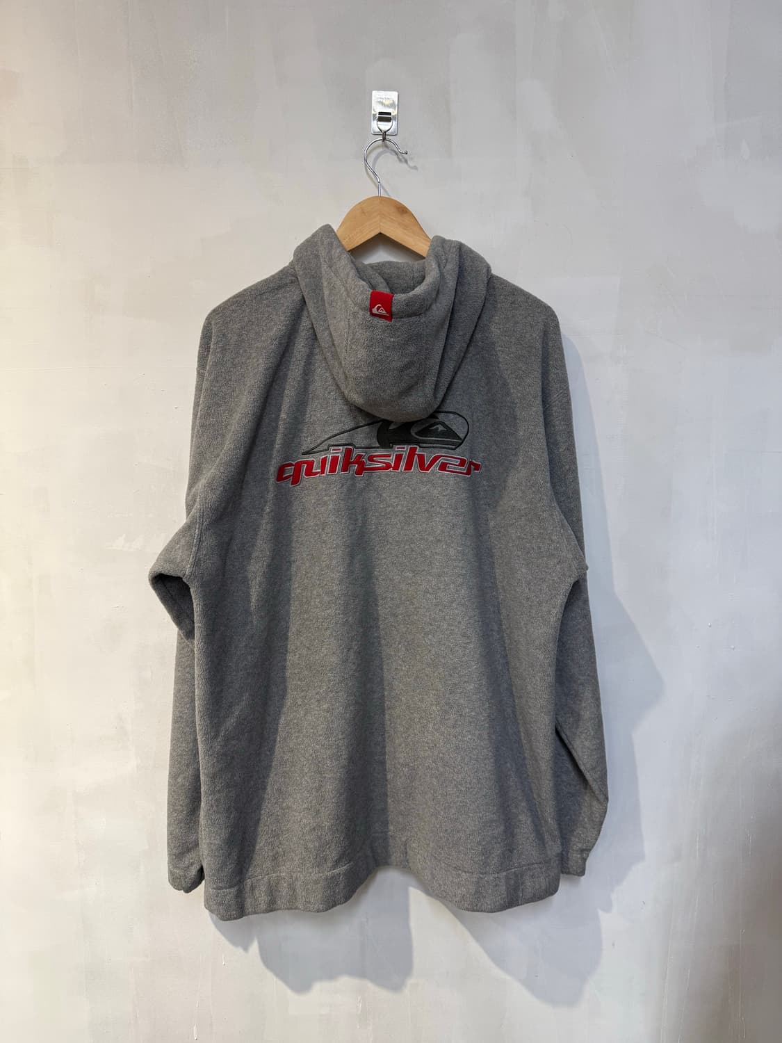 퀵실버 그레이 플리스 후드집업 상품이미지4
