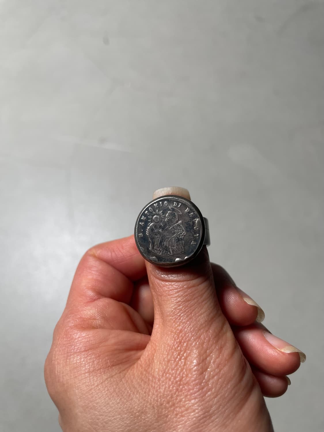 Japanese  Saint Antonio Medal Ring 상품이미지3