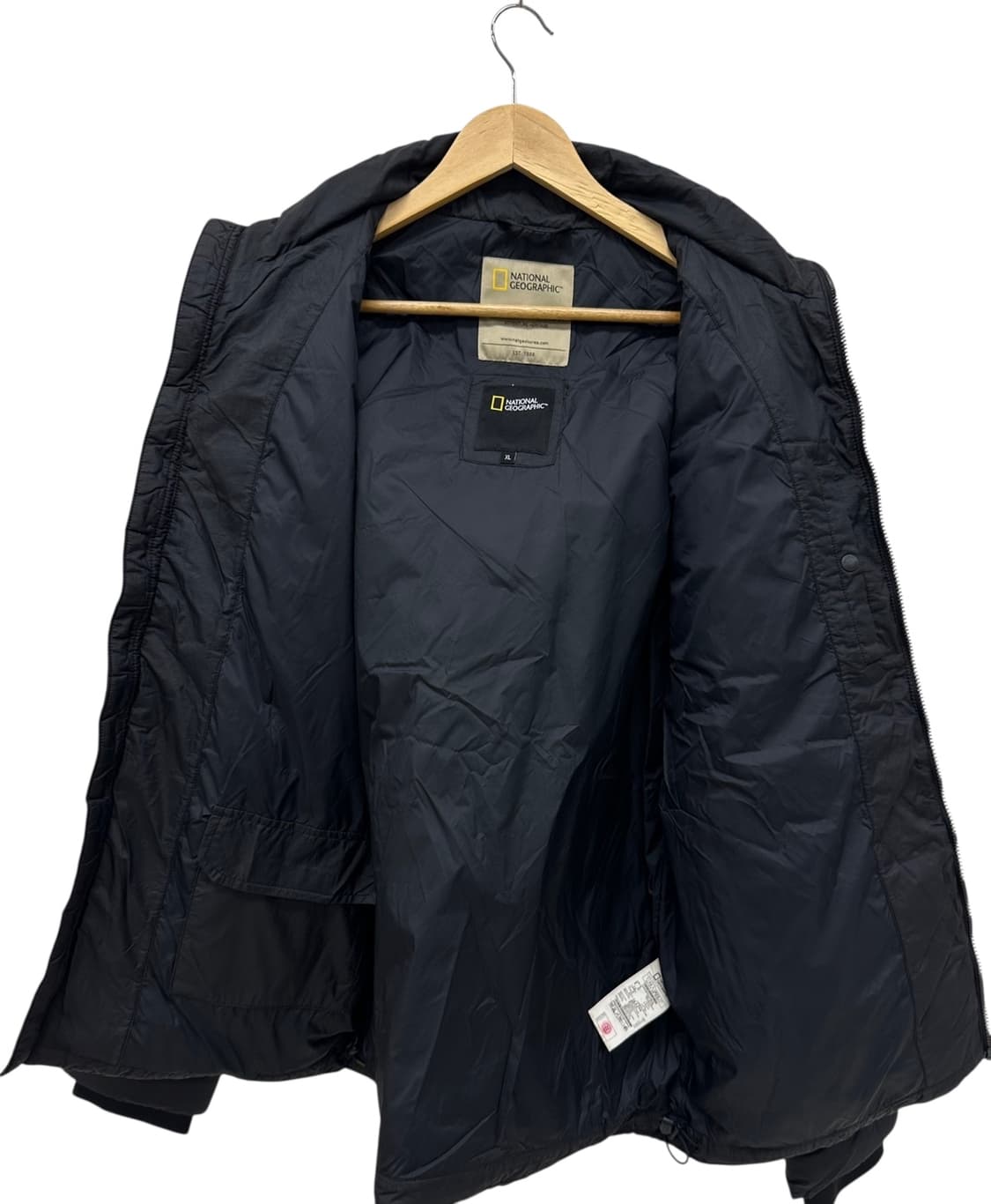 내셔널지오그래픽 구스다운 경량패딩 블랙 (XL) 상품이미지8