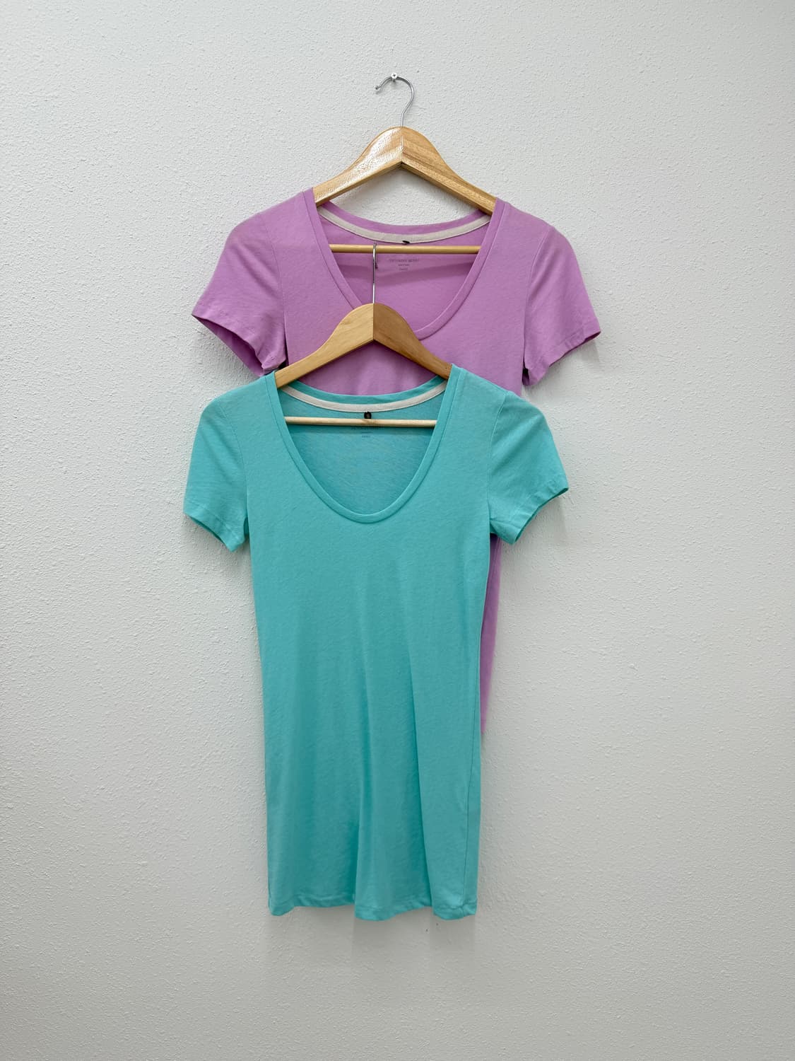 빈티지 Victoria's Secret 민트 퍼플 반팔티 2세트 상품이미지1