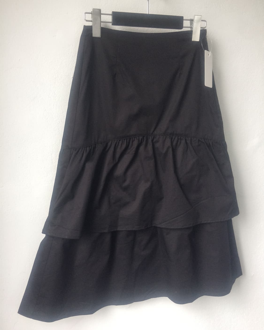 Shirring point layer long skirt 상품이미지2