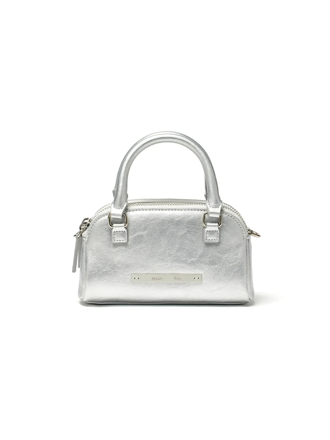 [OS] 마뗑킴 더블 지퍼 미니 크로스백 실버 상품이미지1