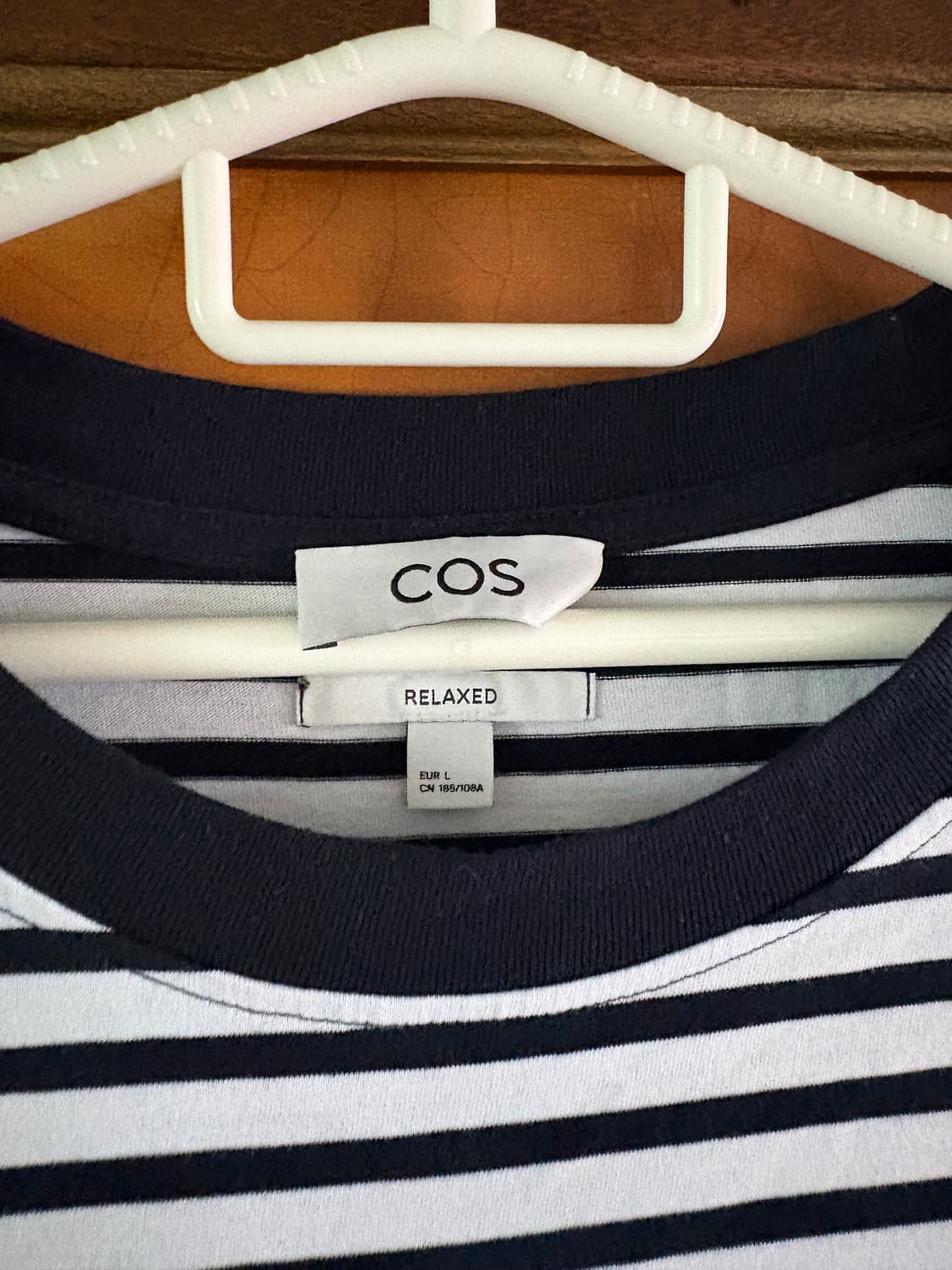 Cos 코스 스트라이프 반팔티셔츠 L 상품이미지2