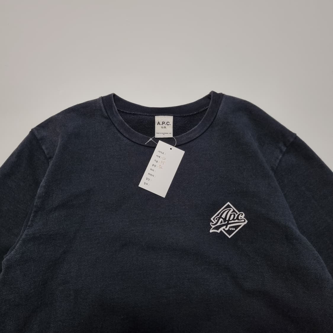 아페쎄 APC USA 헤비코튼 스웻셔츠 상품이미지4