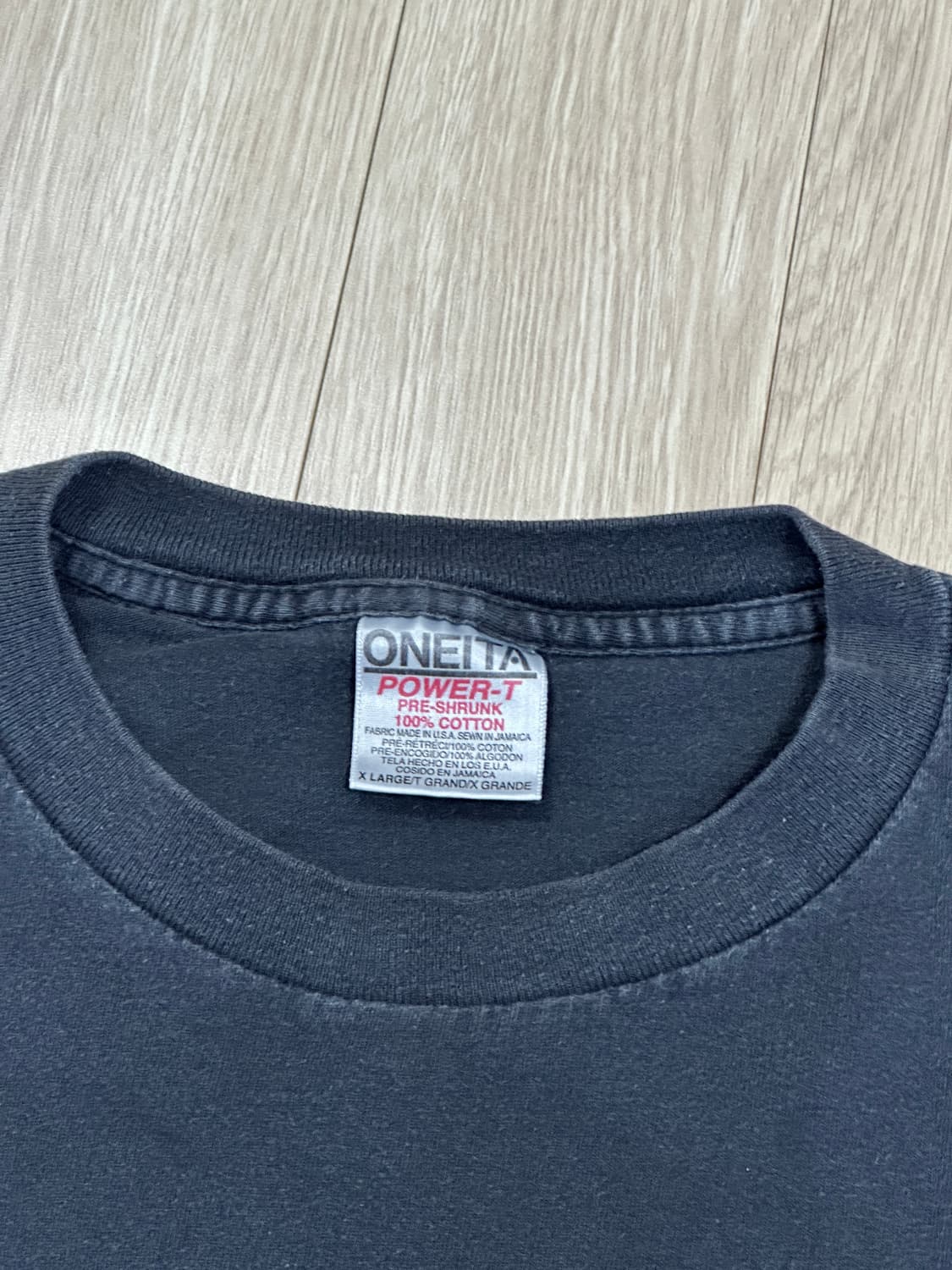 90s Oneita 싱글 스티치 티셔츠 (XL) 상품이미지2