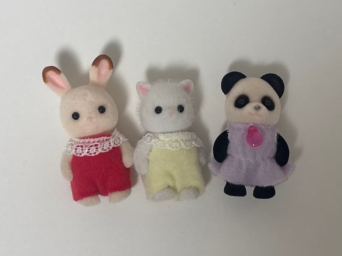 실바니안 초콜릿 토끼, 페르시안 고양이, 판다 직립 상품이미지1