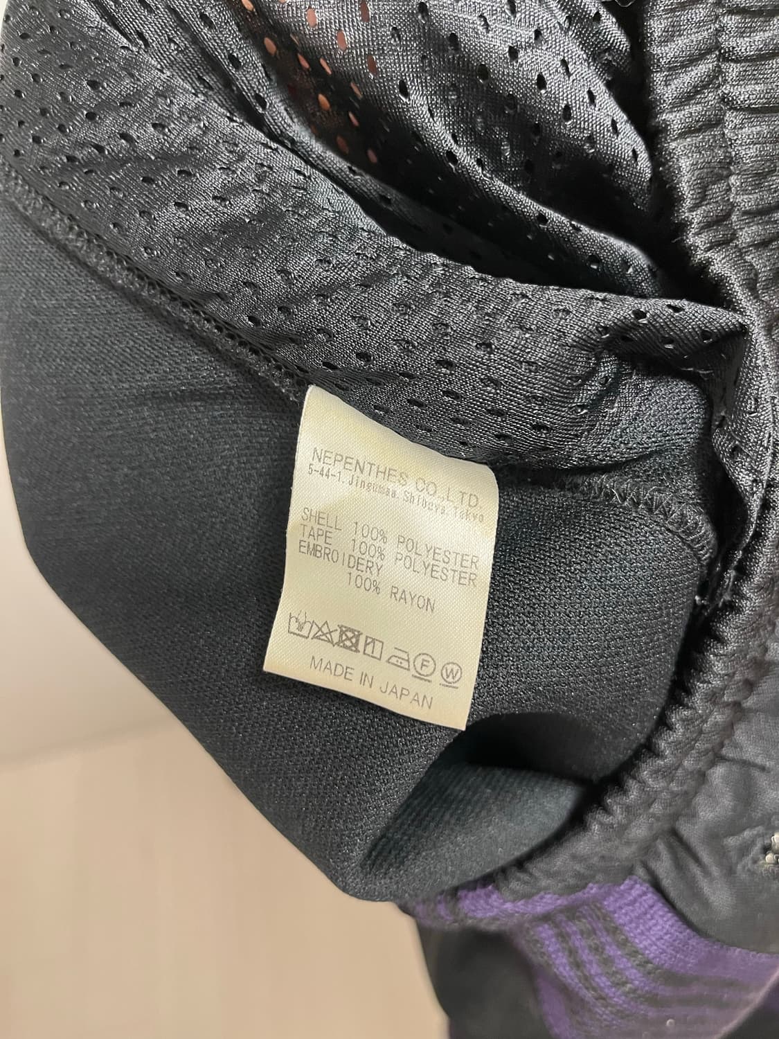 니들스 트랙팬츠 네로우 블랙/퍼플 S 상품이미지5